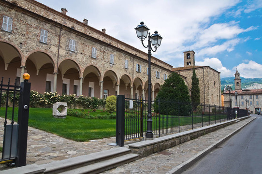 圣科洛姆巴諾修道院。博比奧。Emilia Romagna。意大利.
