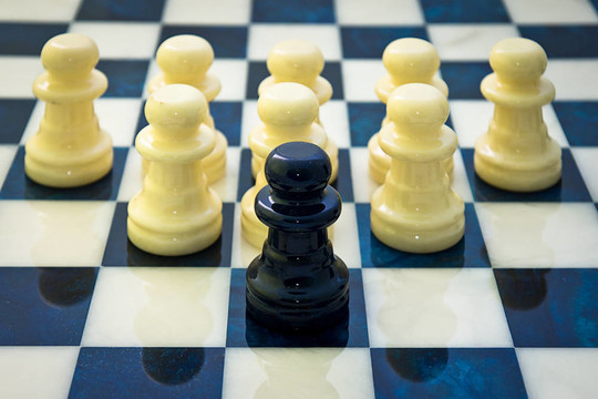 象棋棋盤上的棋子
