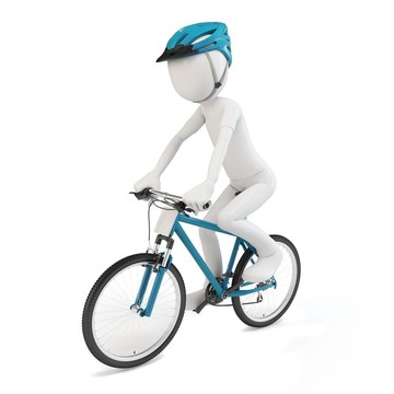 3D男子騎自行車比賽