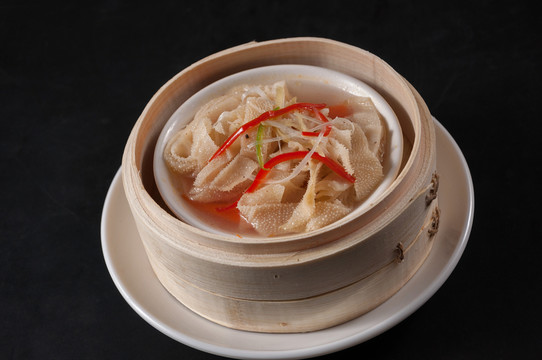 蒸毛肚