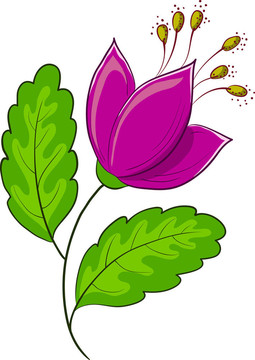 抽象的花朵