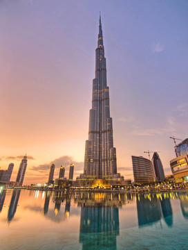 Burj Khalifa的摩天大樓