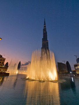 Burj Khalifa的摩天大樓
