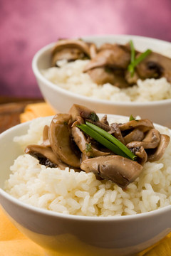 蘑菇燴飯