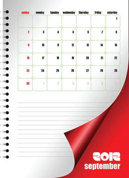 日歷2012奶頁圖像