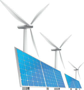 太陽能電池和風力發(fā)電機