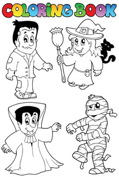 著色書萬圣節(jié)主題4