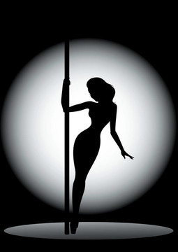 女人跳脫衣舞