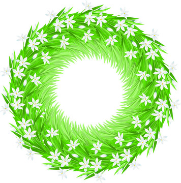 春天的花框