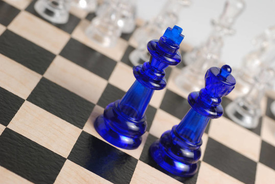 國際象棋國王和王后