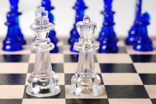 國際象棋國王和王后