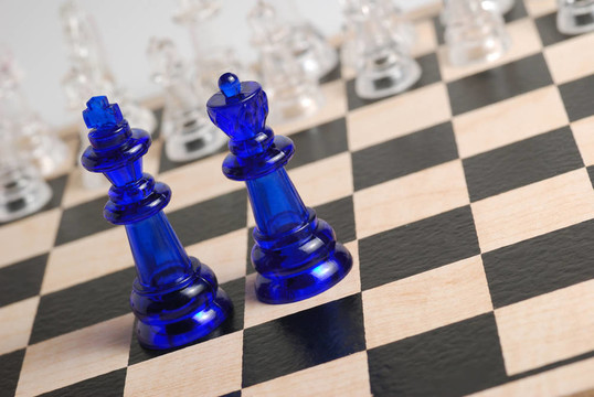國際象棋國王和王后