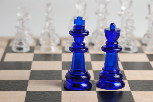 國際象棋國王和王后