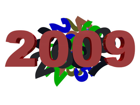 2009用一組數(shù)字象征2000 - 2008