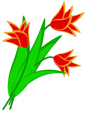 花背景；藍(lán)色背景上的多色花