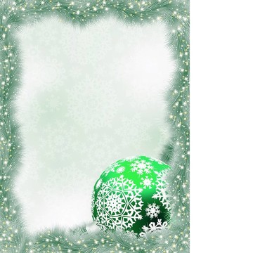 在綠顏色的圣誕卡。EPS 8