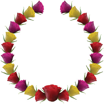 玫瑰花邊