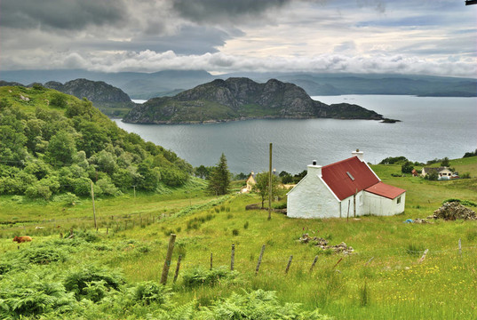 Croft在Loch Torridon