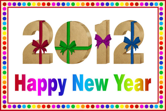 新年快樂2012卡