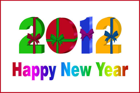 新年快樂2012卡