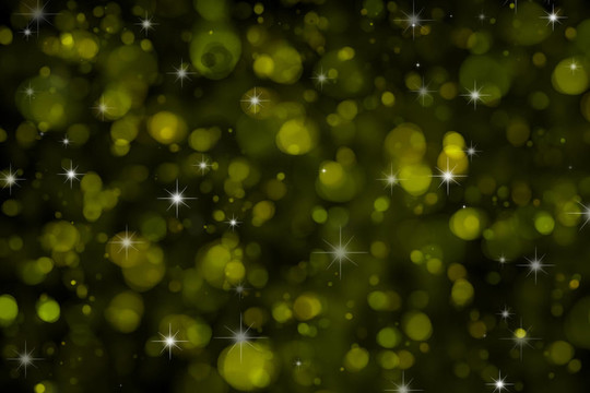綠色發(fā)光圣誕燈摘要背景- Merry Christ