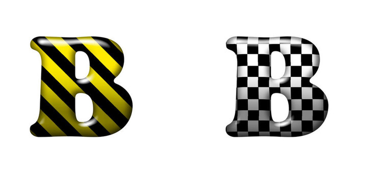帶有危險(xiǎn)條紋和白色背景的棋盤格的獨(dú)家收藏信