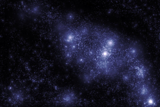 星星和星云云深空摘要背景圖像