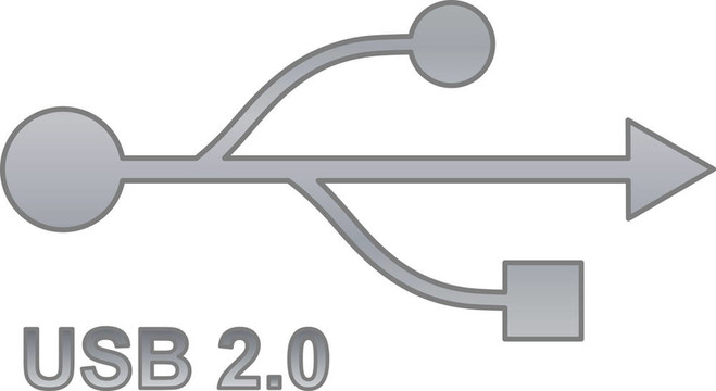 電子硬件USB接口標(biāo)志。