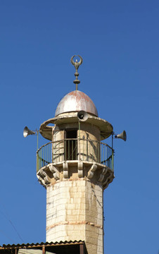 神圣的伊斯兰尖塔