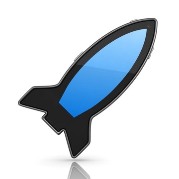 以火箭3D概念設計的平板電腦