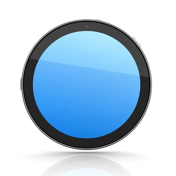 以圓形3D概念設(shè)計(jì)的平板電腦