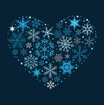 雪花之心。