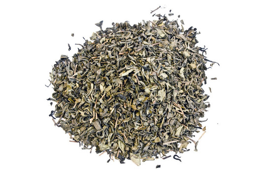綠茶的葉子