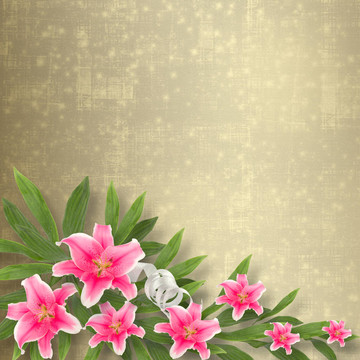 為祝賀或邀請束鮮花卡