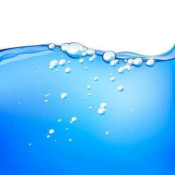 藍(lán)色的水