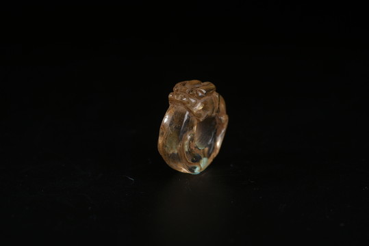漢代水晶 水晶 龍珮