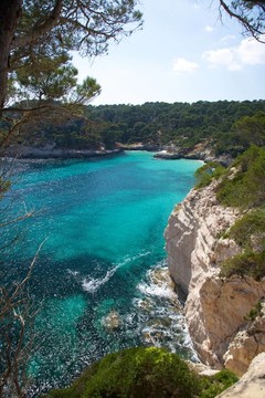 梅諾卡島南部海岸