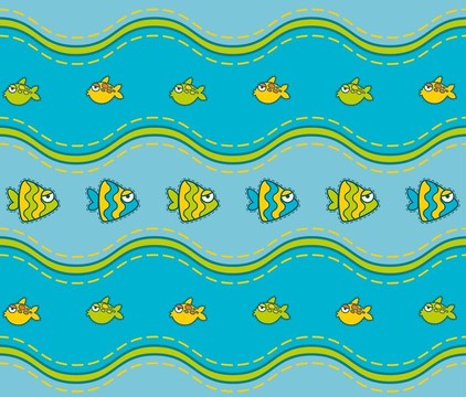 美麗的背景與魚