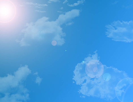 天空的插圖