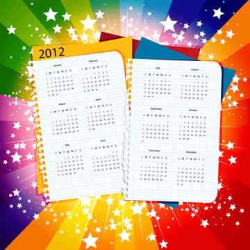 日歷2012