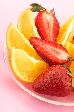 Strawberry和柑橘片