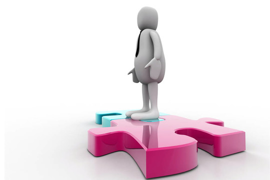 3D人物與問號