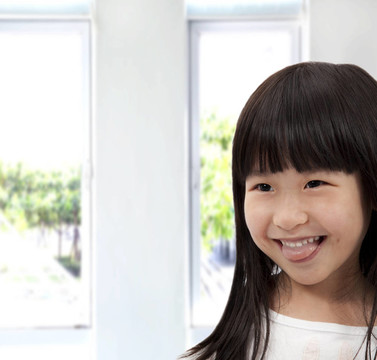 可愛的亞洲小女孩