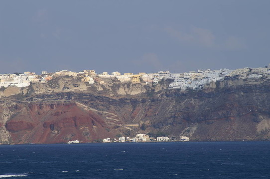 圣托里尼島；愛(ài)琴海