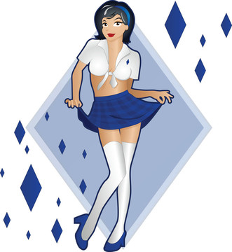 高中女生的鉆石