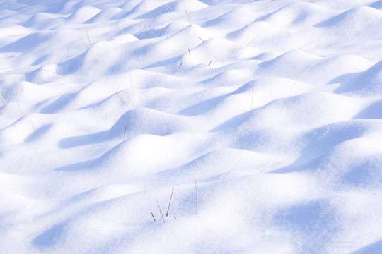 雪覆蓋的地面