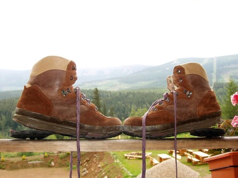 告別登山靴