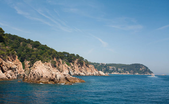 布拉瓦海岸的懸崖海岸
