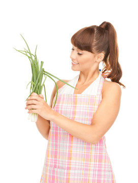 美麗的家庭主婦與白洋蔥