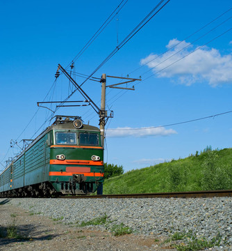 綠色的機(jī)車